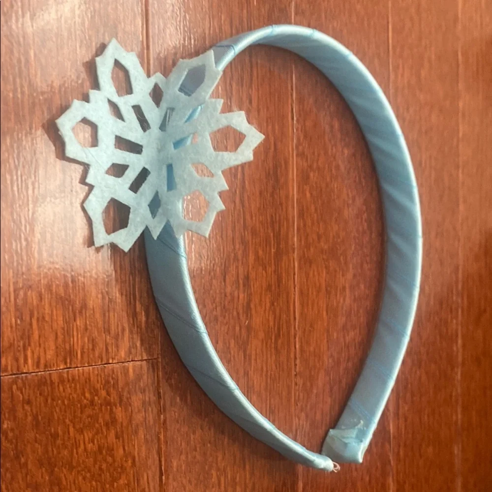 Frozen Elsa Blue Snowflake Headband